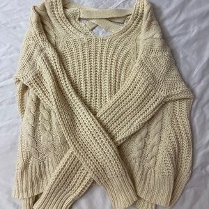 Creek cross back sweater
